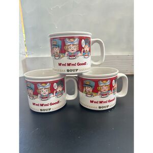 Set of 3 Vintage 1993 Campbell's Soup Mug M'm! M'm! Good! By Westwood